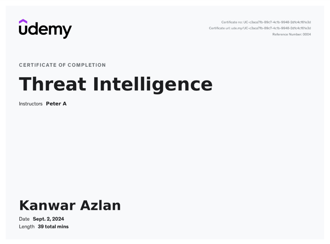 Threat Intelligence